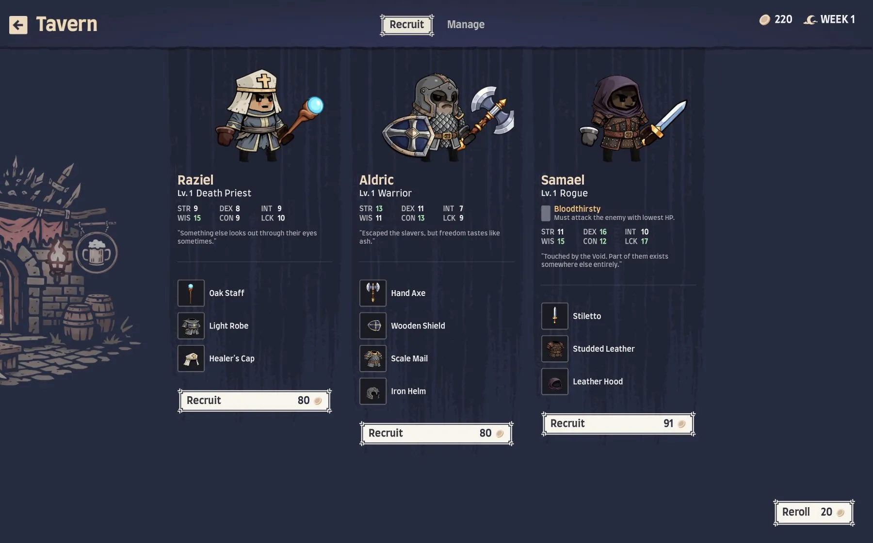 Danny Limanseta's original game UI