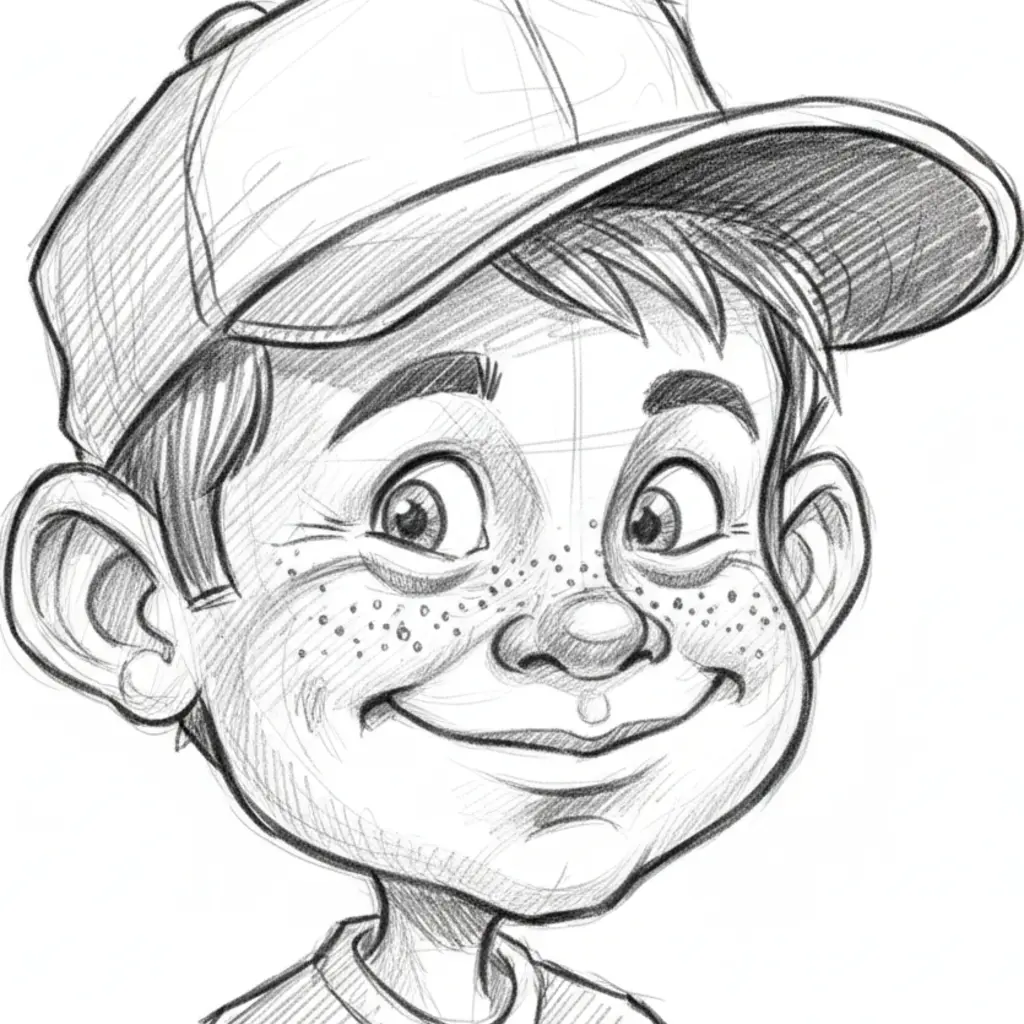 6种艺术风格 — 卡通、Q版、辛普森、铅笔素描等