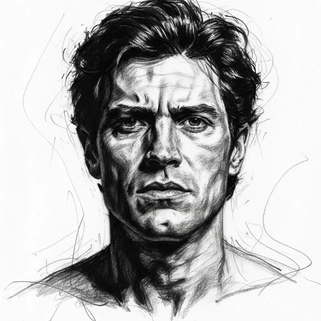 Anime ve Kömür Eskizi — Etkileyici Sanat Stilleri