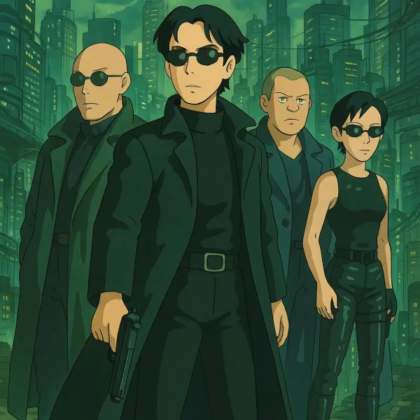 The Matrix — Ghibli Style
