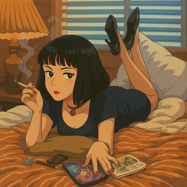 Pulp Fiction — Ghibli Style